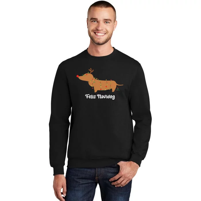 Joyful Holiday Pup Celebration Tall Sweatshirt