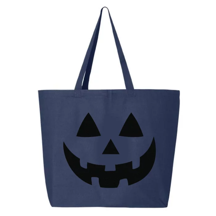 JackOLantern Halloween Pumpkin Face 25L Jumbo Tote