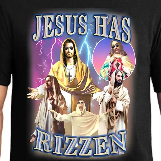 Jesus Has Rizzen Pajama Set