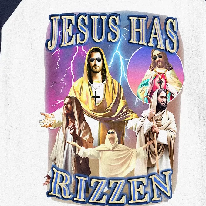 Jesus Has Rizzen (3) Baseball Sleeve Shirt