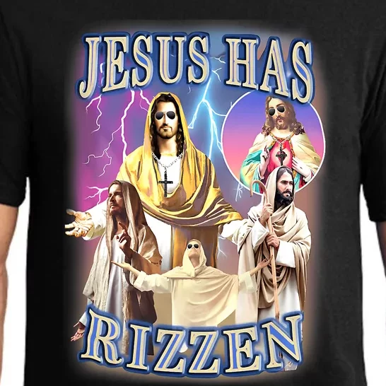 Jesus Has Rizzen Pajama Set