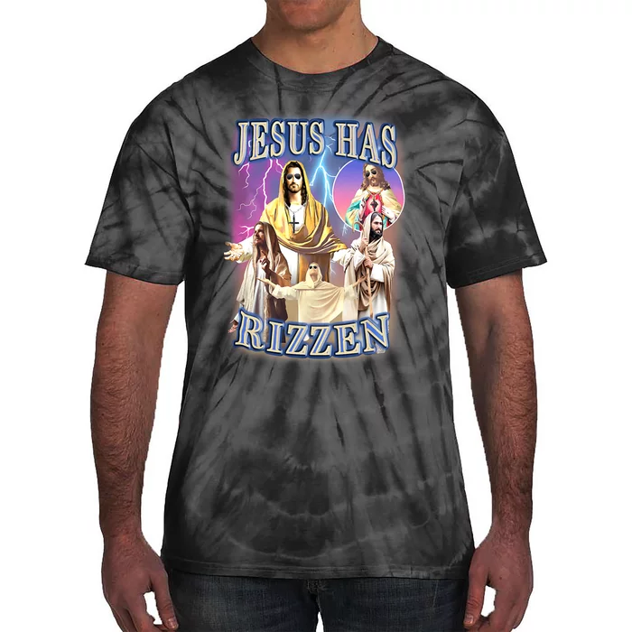 Jesus Has Rizzen Tie-Dye T-Shirt