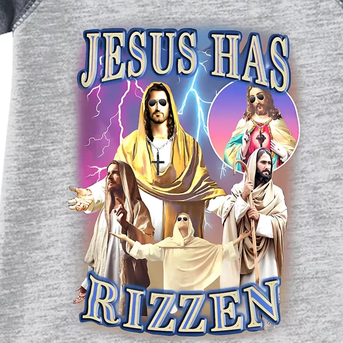 Jesus Has Rizzen Infant Baby Jersey Bodysuit