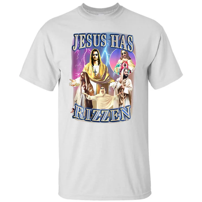 Jesus Has Rizzen Tall T-Shirt