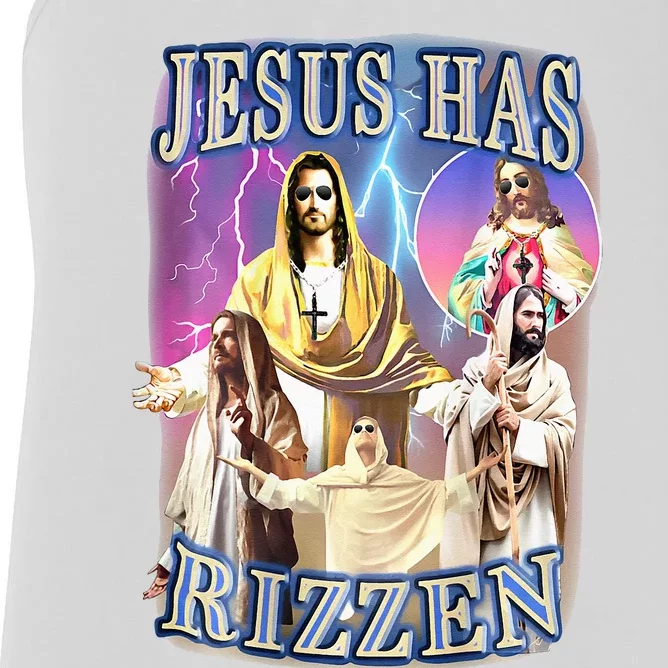 Jesus Has Rizzen Women's Racerback Tank