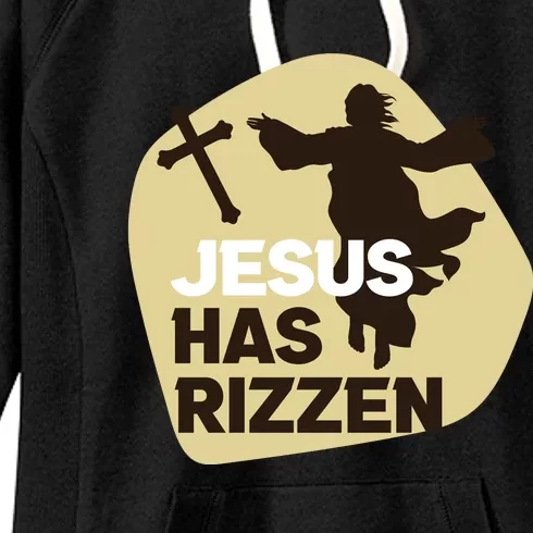 Jesus Has Rizzen Women's Fleece Hoodie