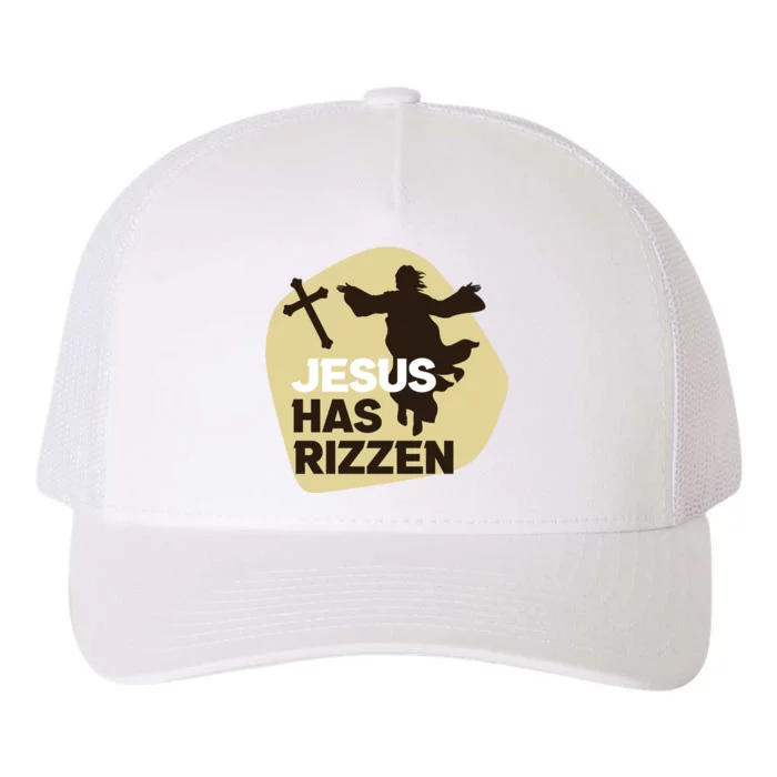 Jesus Has Rizzen Yupoong Adult 5-Panel Trucker Hat