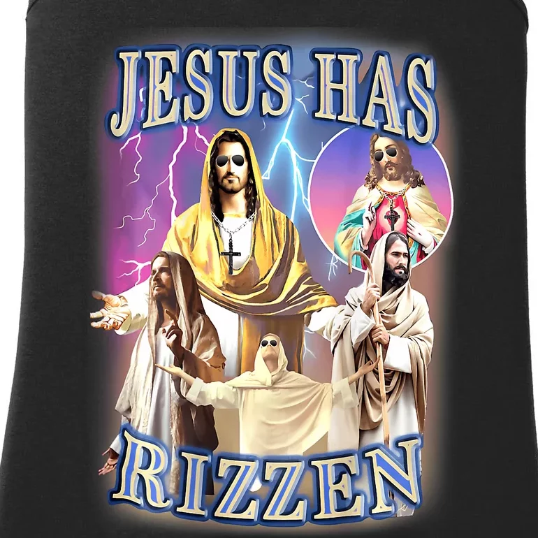 Jesus Has Rizzen Ladies Essential Tank