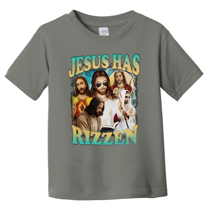 Jesus Has Rizzen Toddler T-Shirt