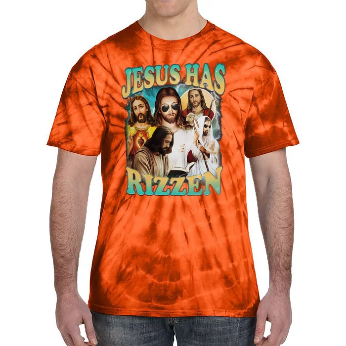 Jesus Has Rizzen Tie-Dye T-Shirt