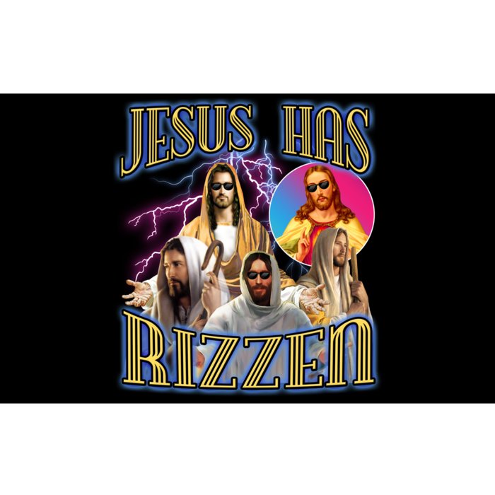 Jesus Has Rizzen Christian Faith Bumper Sticker