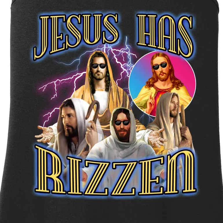 Jesus Has Rizzen Christian Faith Ladies Essential Tank