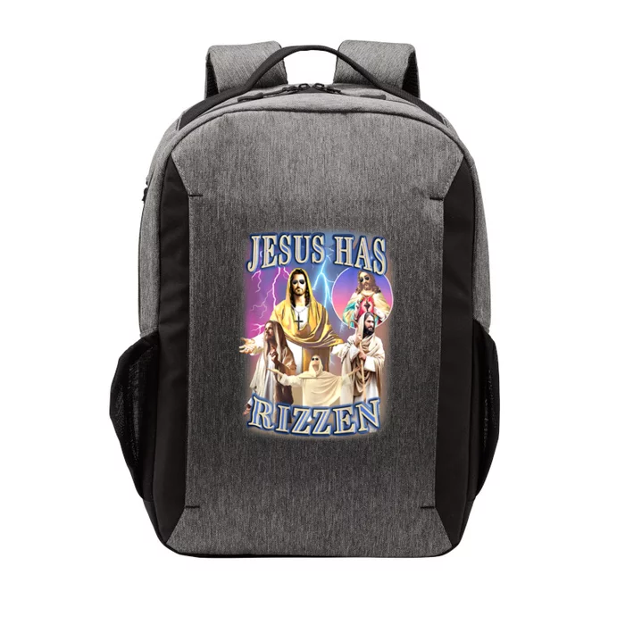 Jesus Has Rizzen Vector Backpack