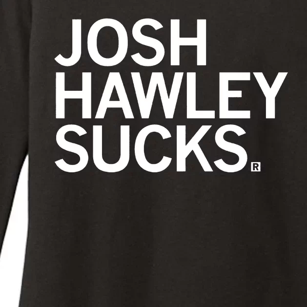 Josh Hawley Sucks Womens CVC Long Sleeve Shirt