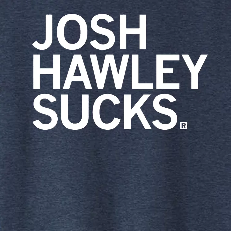 Josh Hawley Sucks Women's Crop Top Tee