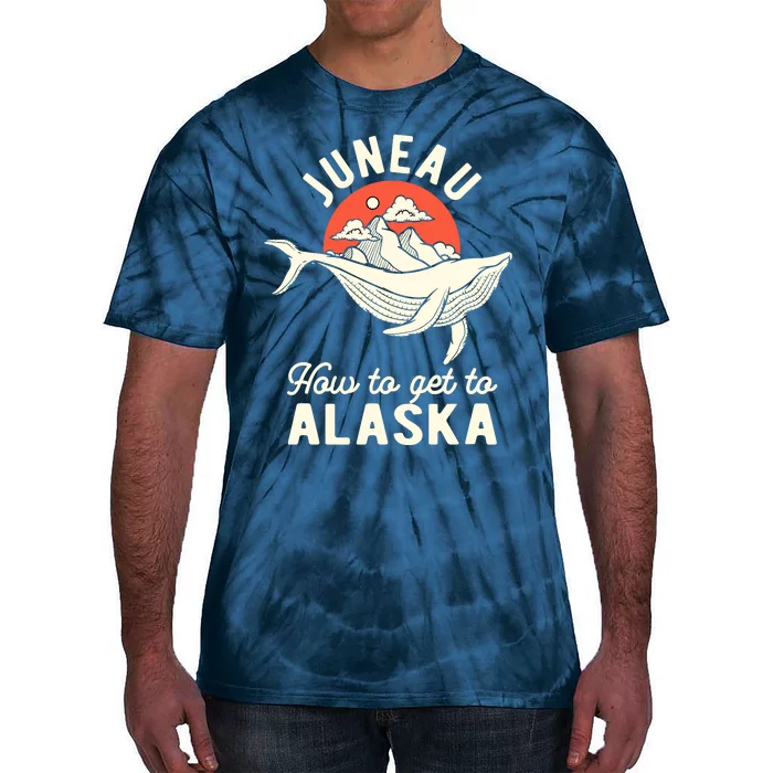 Juneau How To Get To Alaska Tie-Dye T-Shirt