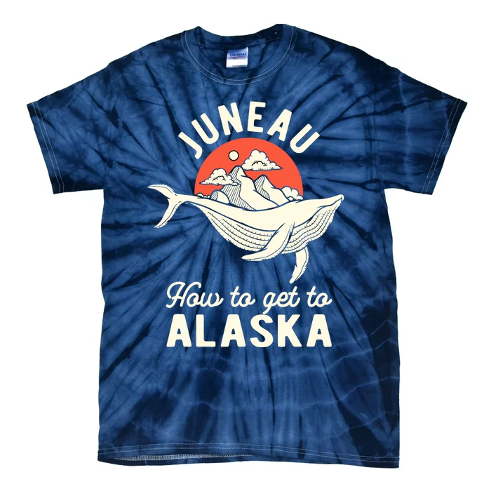 Juneau How To Get To Alaska Tie-Dye T-Shirt