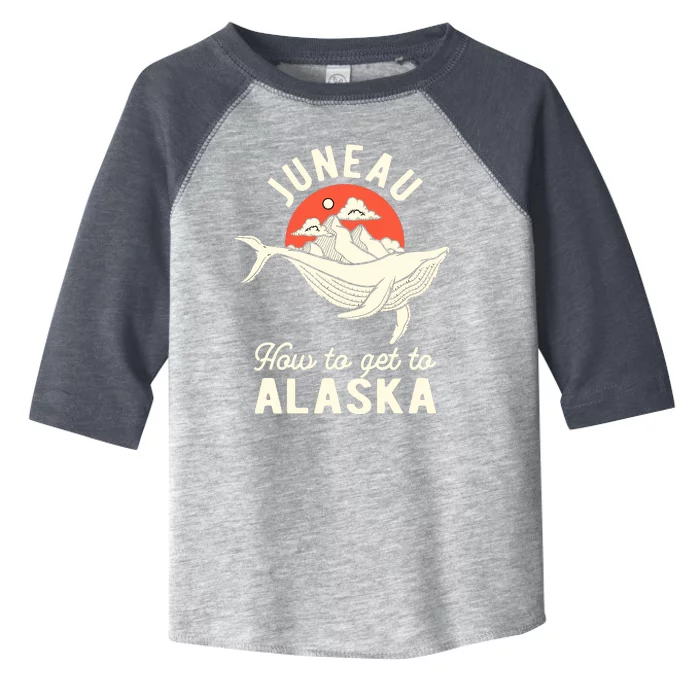 Juneau How To Get To Alaska Toddler Fine Jersey T-Shirt