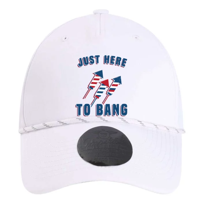 Just Here To Bang Funny 4th Of July Performance The Dyno Cap