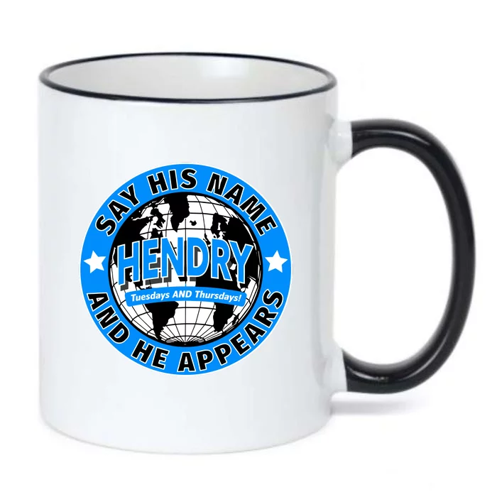 Joe Hendry Tuesdays And Thursdays Black Color Changing Mug