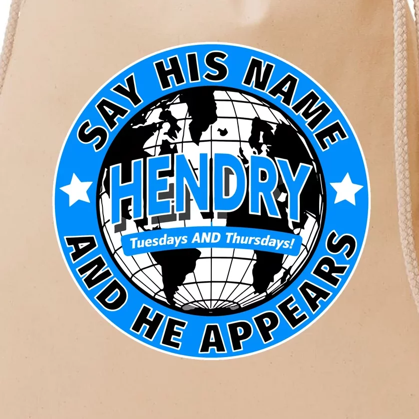 Joe Hendry Tuesdays And Thursdays Drawstring Bag