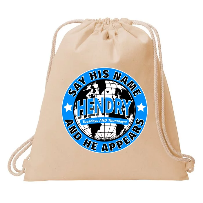 Joe Hendry Tuesdays And Thursdays Drawstring Bag