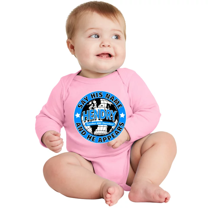 Joe Hendry Tuesdays And Thursdays Baby Long Sleeve Bodysuit