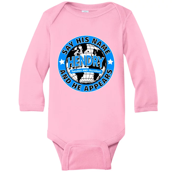 Joe Hendry Tuesdays And Thursdays Baby Long Sleeve Bodysuit