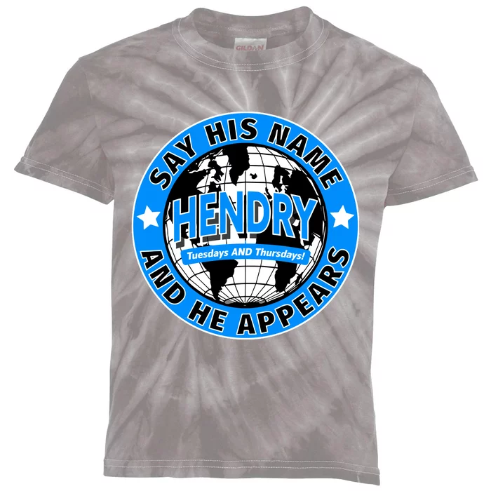 Joe Hendry Tuesdays And Thursdays Kids Tie-Dye T-Shirt