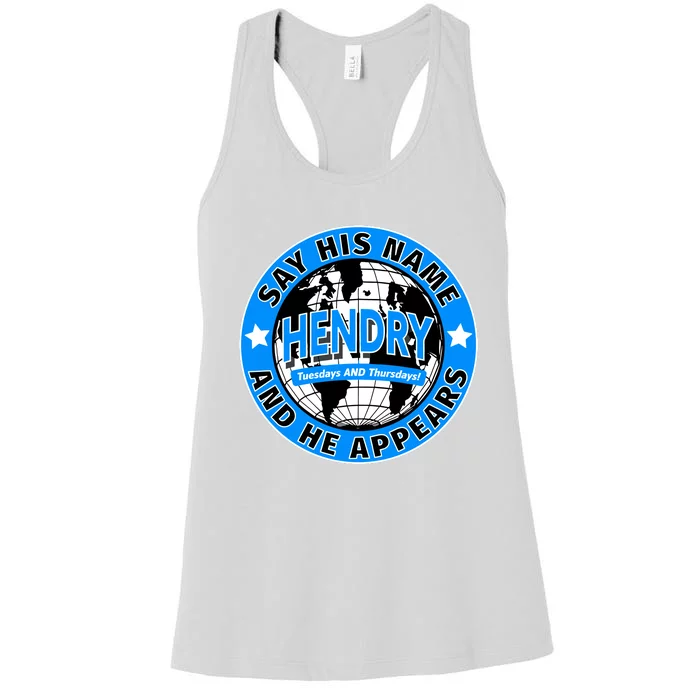 Joe Hendry Tuesdays And Thursdays Women's Racerback Tank