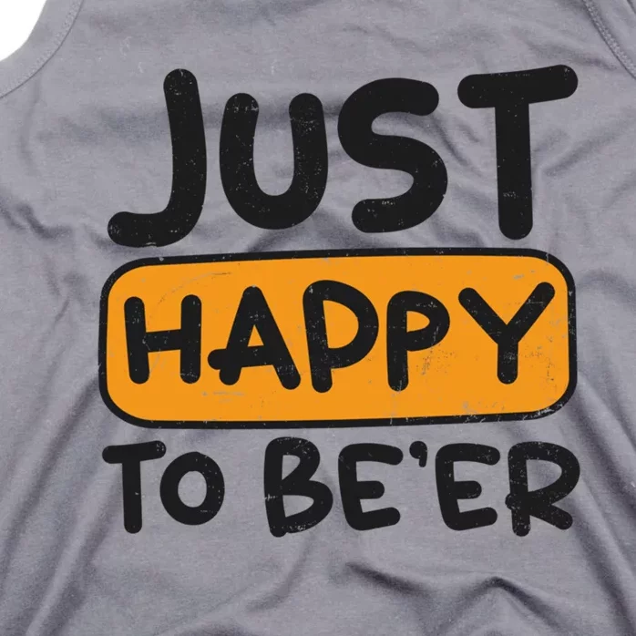 Just Happy To Beer Design Bbq Beer Freedom Meaningful Gift Tank Top