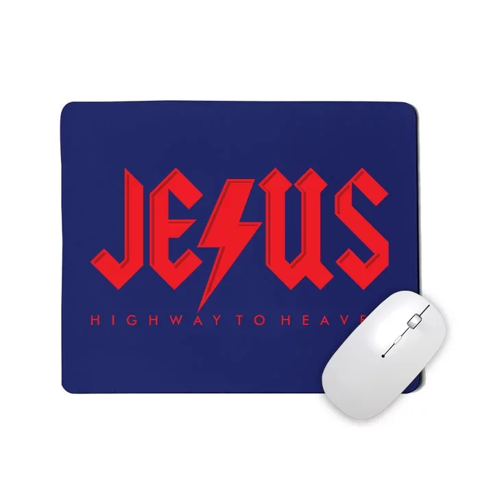 Jesus Highway To Heaven Christianity Mousepad