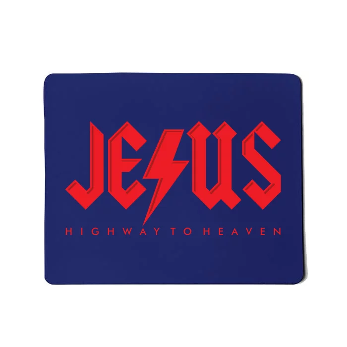 Jesus Highway To Heaven Christianity Mousepad