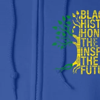 Junenth Honoring The Past Inspiring The Future Cool Gift Full Zip Hoodie