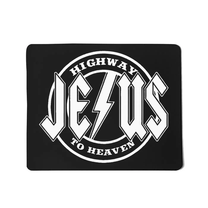 Jesus Highway To Heaven Pray Catholic Faith Based Mousepad