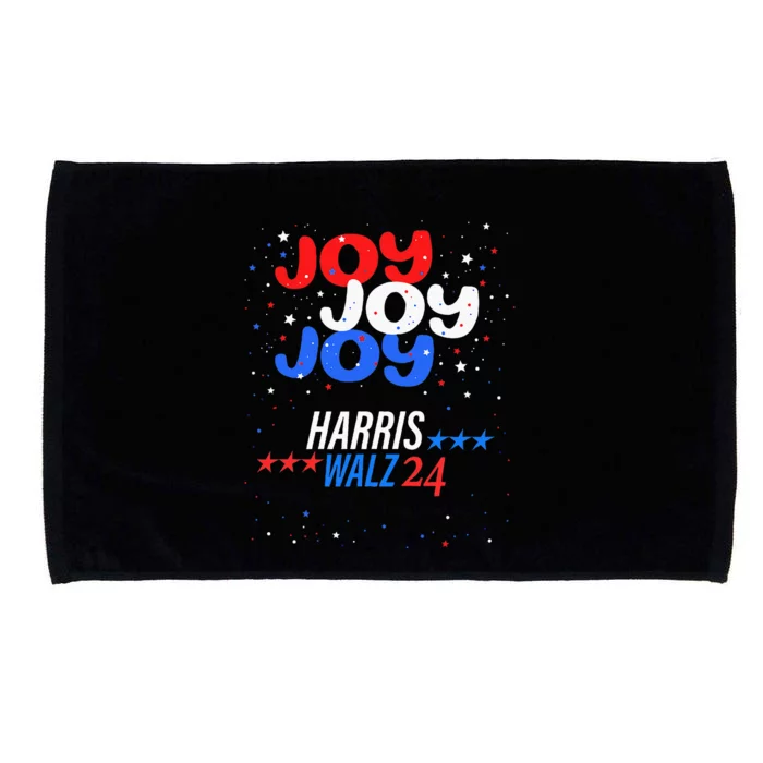 Joy Harris Walz 2024 Red White And Blue Microfiber Hand Towel