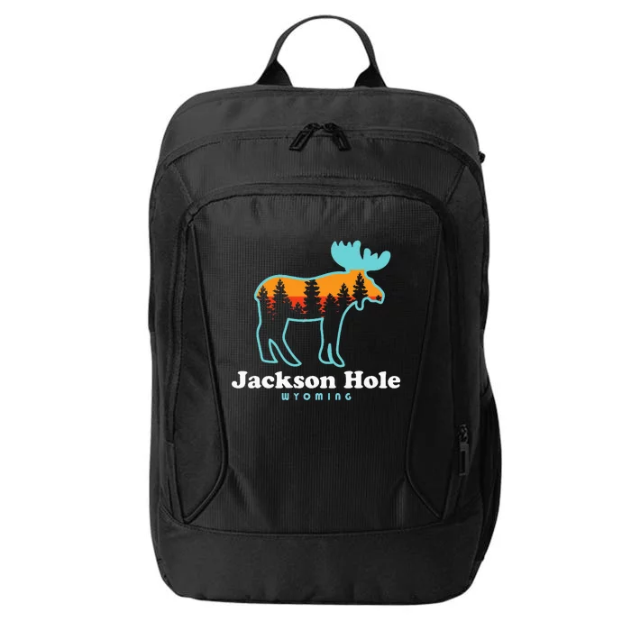 Jackson Hole Wyoming Moose Mountains Grand Tetons City Backpack