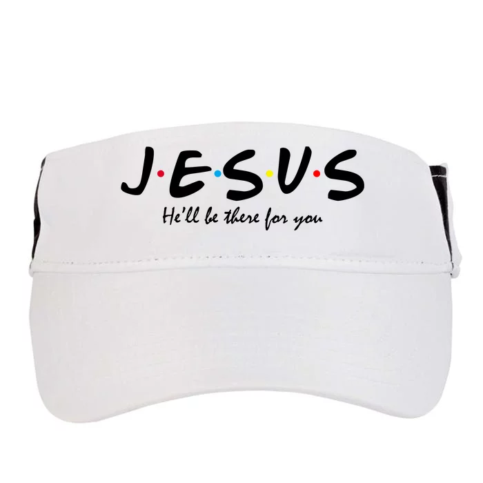 Jesus He Will Be There For You Christian Adult Drive Performance Visor