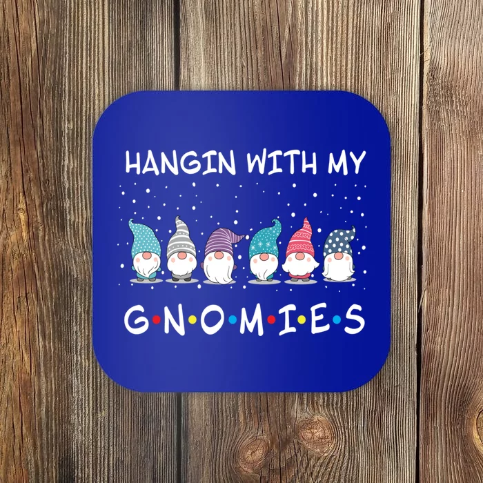 Just Hanging With My Christmas Gnomies Gift Coaster