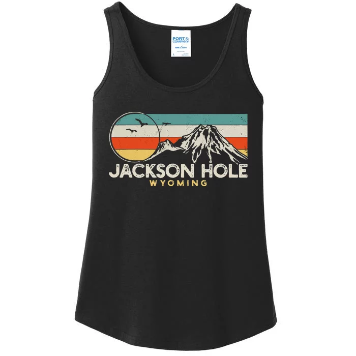 Jackson Hole Wyoming Travel Ladies Essential Tank