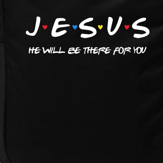 Jesus He Will Be There For You Christian Religious Christmas Gift Impact Tech Backpack