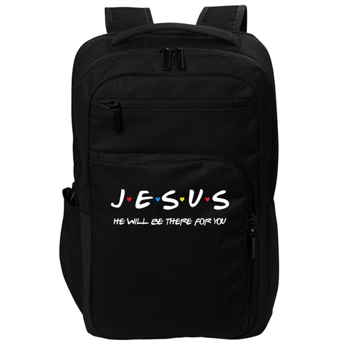 Jesus He Will Be There For You Christian Religious Christmas Gift Impact Tech Backpack