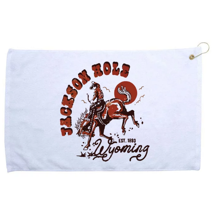 Jackson Hole Wyoming Grommeted Golf Towel