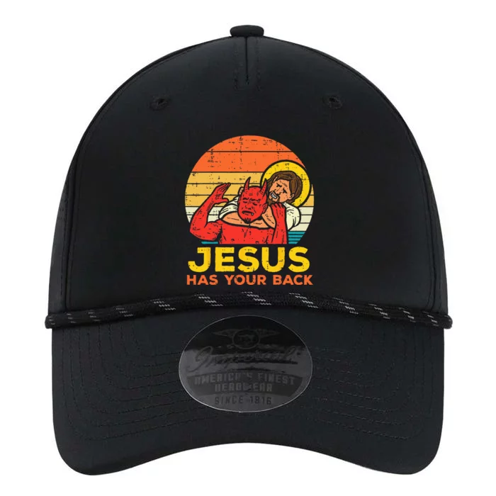 Jesus Has Your Back Jiu Jitsu Retro Christian Performance The Dyno Cap