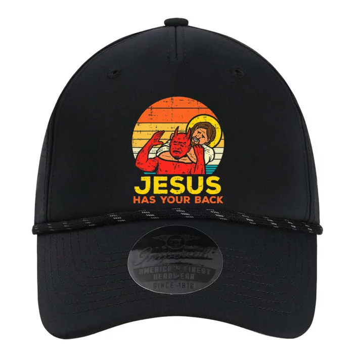 Jesus Has Your Back Jiu Jitsu Retro Christian Performance The Dyno Cap