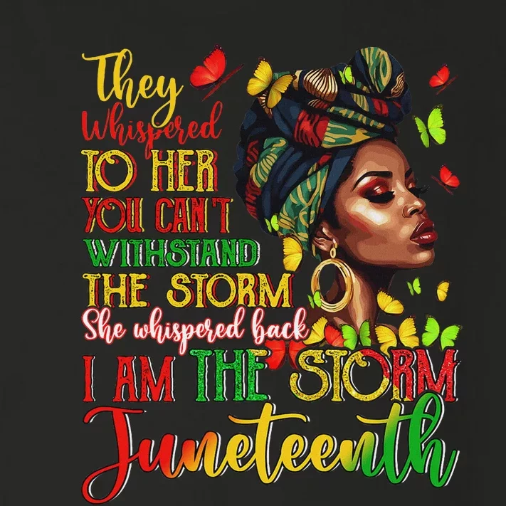 Juneteenth I Am The Storm Black History Toddler Long Sleeve Shirt