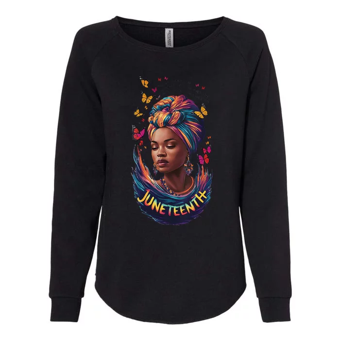 Juneteenth I Am The Storm Poem Black History Month Women Womens California Wash Sweatshirt