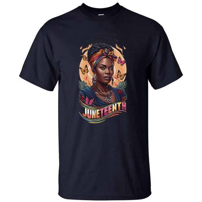 Juneteenth I Am The Storm Poem Black History Month Women Tall T-Shirt