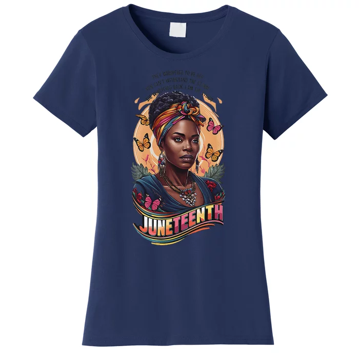 Juneteenth I Am The Storm Poem Black History Month Women Women's T-Shirt