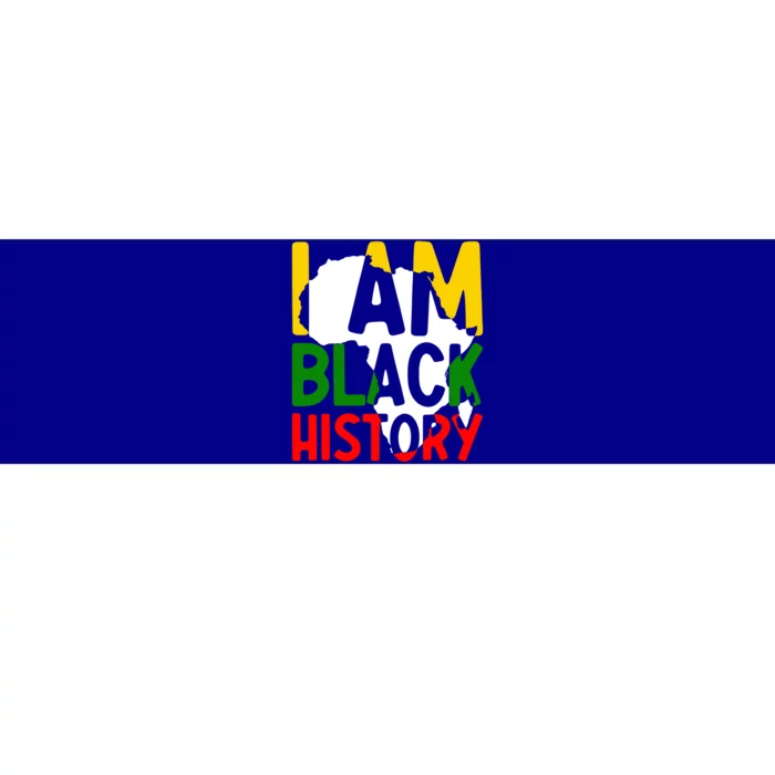 Juneteenth I Am Black History Month African Pride Gift Bumper Sticker